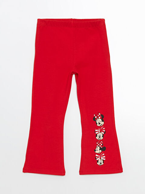 LCW Kids Minnie Mouse Baskılı Kız Çocuk Tayt - S5JS37Z1-GZX