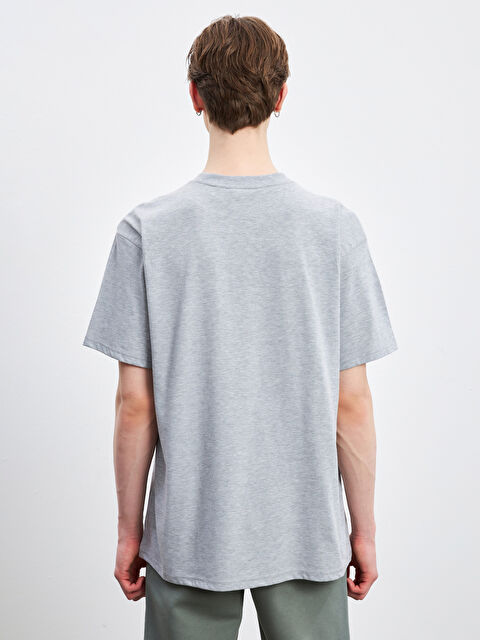 XSIDE Bisiklet Yaka Baskılı Erkek Tişört - S5JS66Z8-LAL | LCW