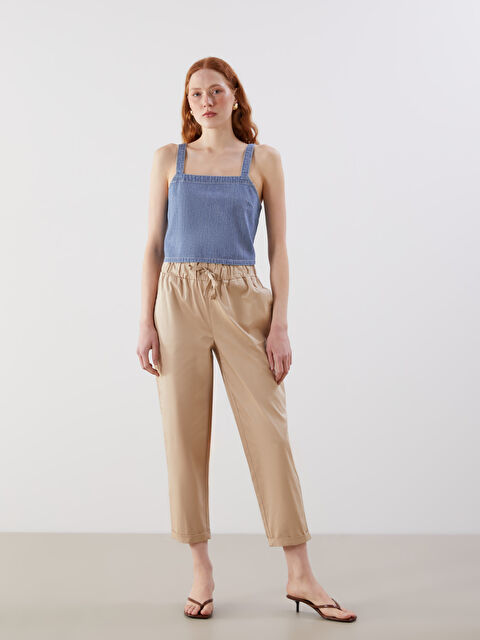 LCW Vision Beli Lastikli Kadın Pantolon - S5JS68Z8-R82