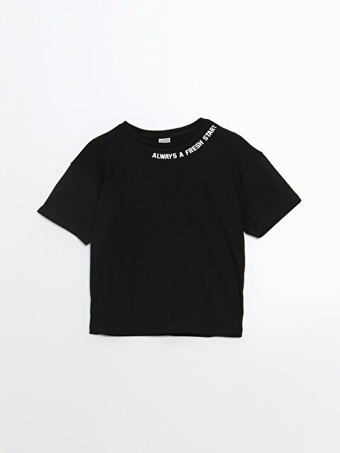 LCW Kids Bisiklet Yaka Kız Çocuk Tişört