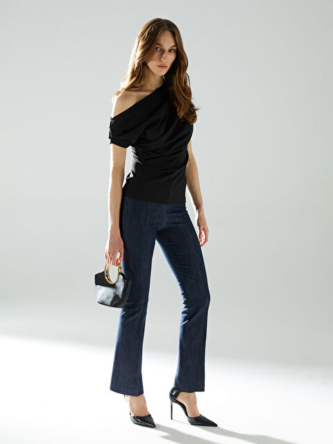 LCW Vision Flare Kadın Jean Pantolon - S5JU52Z8-309