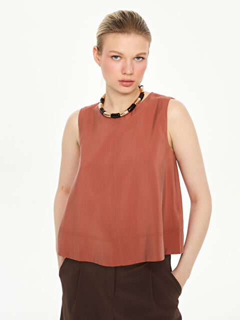 LCW Vision Crew Neck Women's Blouse - S5JU71Z8-H4W