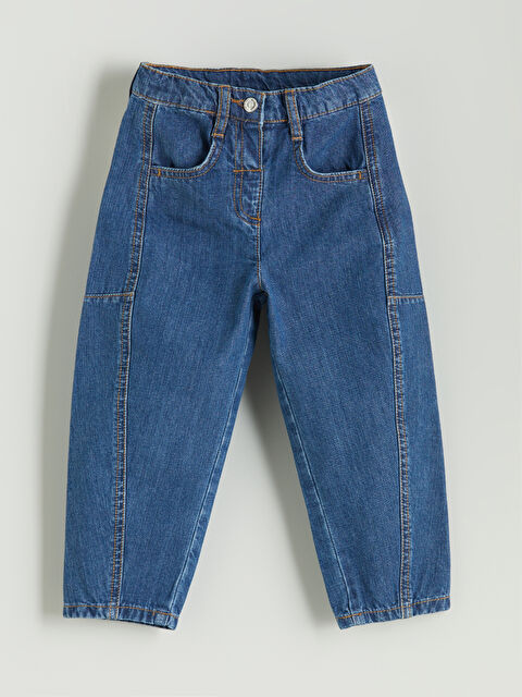 LCW Kids Elasticated Waist Girls' Jeans - S5JV66Z1-507