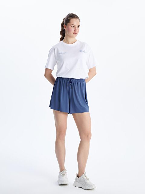 XSIDE ACTIVE Beli Lastikli Kadın Spor Şort - S5JY78Z8-DUJ