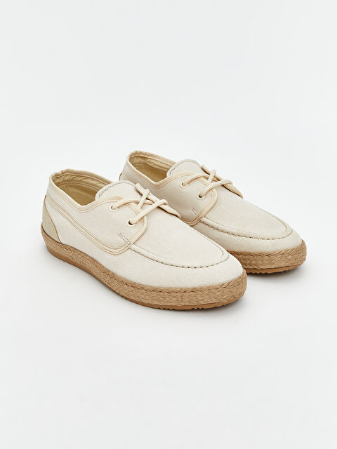 LCW STEPS Bağcıklı Hasır Tabanlı Erkek Klasik Ayakkabı - S5JY88Z8-EYM