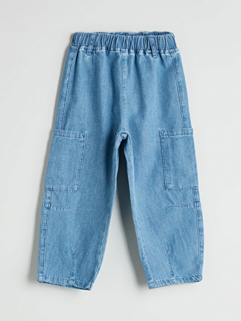 LCW Kids Balloon Fit Girls' Jeans - S5K018Z1-LR1