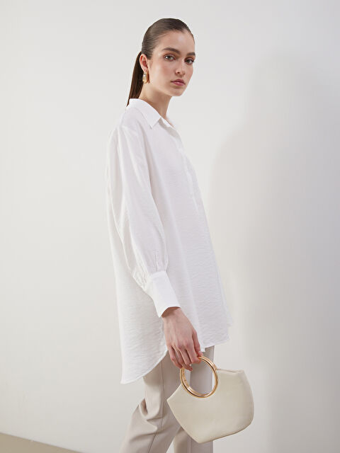 LCWAIKIKI Classic Oversize Kadın Gömlek Tunik - S5K052Z8-EEW