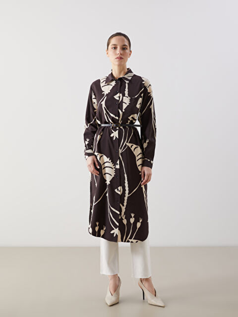 LCWAIKIKI Classic Patterned Women's Shirt Tunic - S5K164Z8-LQY