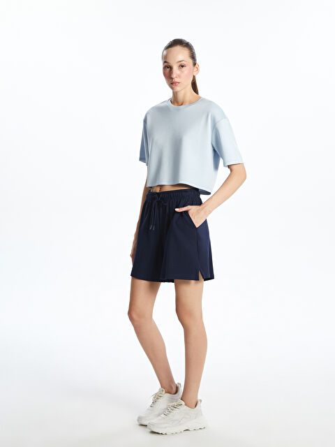 XSIDE ACTIVE Beli Lastikli Kadın Spor Şort - S5K231Z8-CSH