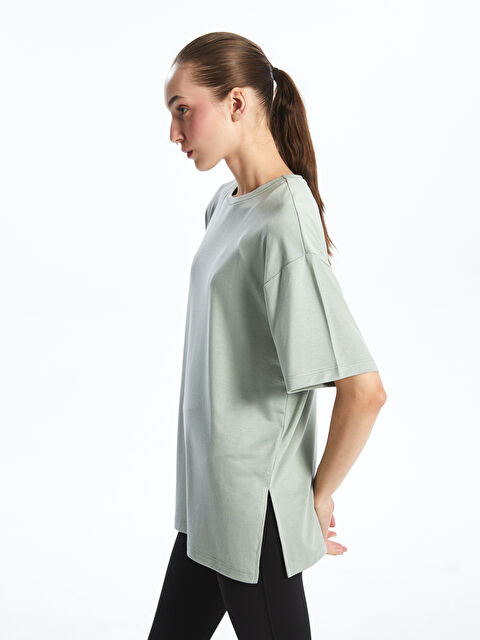 XSIDE ACTIVE Oversize Modal Karışımlı Kadın Spor Tişört - S5K232Z8-J1L