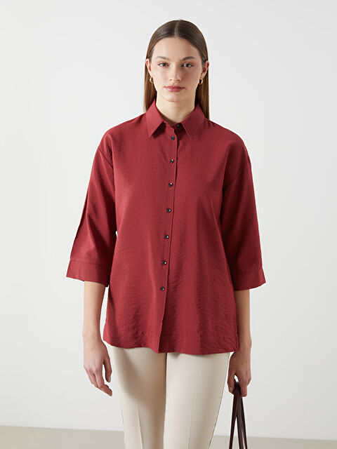 LCWAIKIKI Classic Women's Plain Shirt - S5K268Z8-HJE