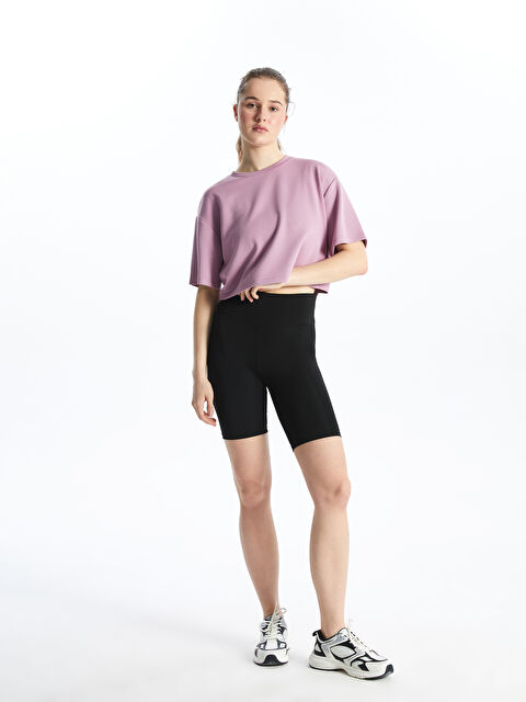 XSIDE ACTIVE Beli Lastikli Kadın Şort Tayt - S5K316Z8-CVL