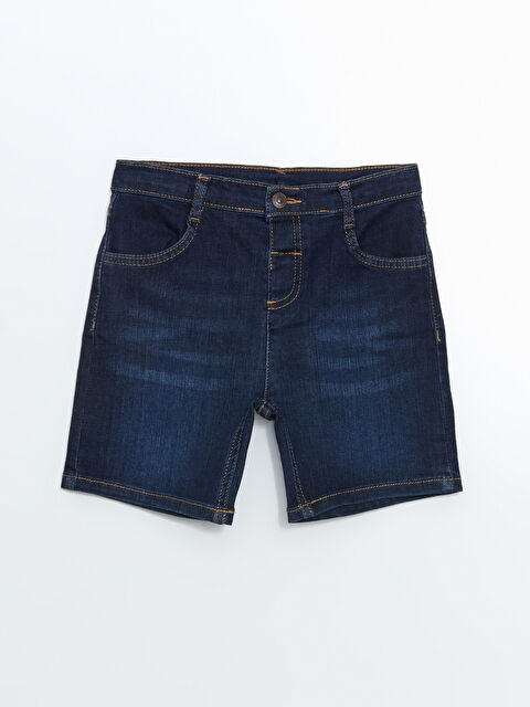LCW ECO Beli Ayarlanabilir Erkek Çocuk Jean Şort - S5K438Z1-309