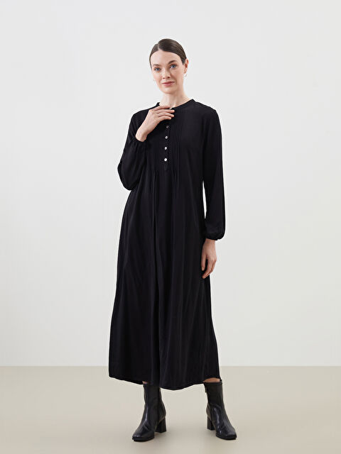 LCW Grace Bisiklet Yaka Elbise - S5K448Z8-CVL