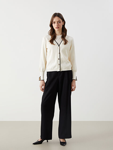 LCW Modest Loose Fit Geniş Paça Kadın Pantolon - S5K510Z8-RQL