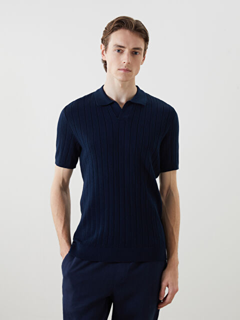 LCW Vision Polo Yaka Kısa Kollu Erkek Triko Kazak - S5K631Z8-RFH