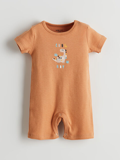 LCW ECO Bisiklet Yaka Baskılı Erkek Bebek Tulum - S5K639Z1-LXQ