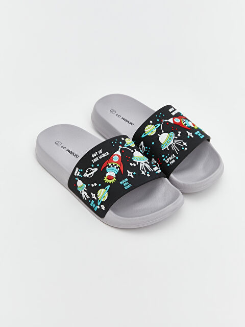 LCW STEPS Тапочки для хлопчиків із космічним принтом - S5K675Z4-YH6