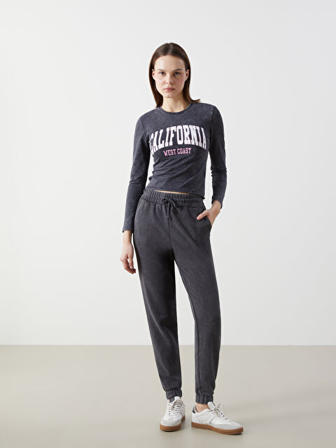 LCWAIKIKI Classic Elasticated Waist Women's Jogger Sweatpants - S5K823Z8-DC4