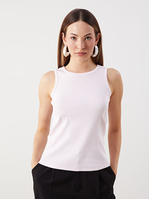 LCW Comfort Bisiklet Yaka Kadın Atlet - S5KA38Z8-JH4