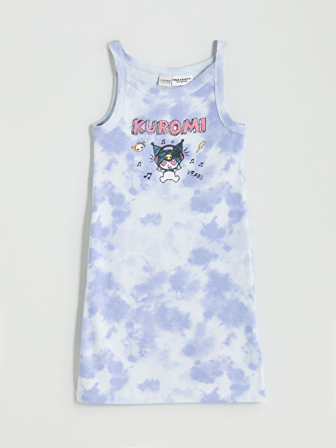 LCW Kids Bisiklet Yaka Kuromi Baskılı Kız Çocuk Elbise - S5KA49Z4-LSE