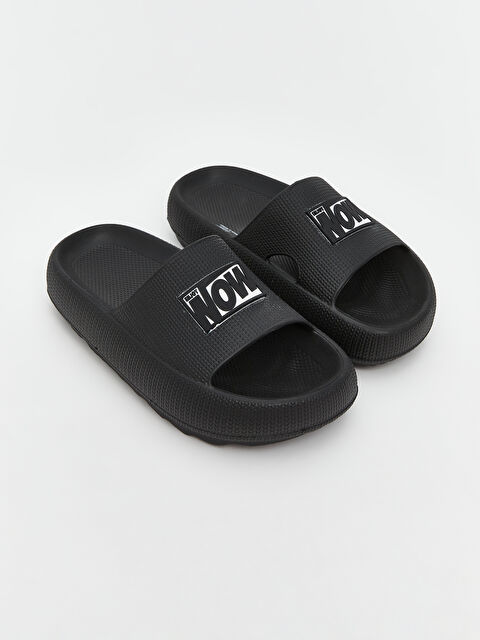 LCW STEPS Baskılı Tek Bantlı Erkek Çocuk Terlik - S5KA80Z4-HUC