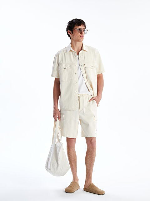 LCW Jeans شورت جينز للرجال بقصة مريحة - S5KA83Z8-VG3