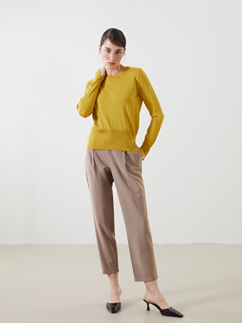 LCW Vision Beli Lastikli Kadın Pantolon - S5KB76Z8-DFV