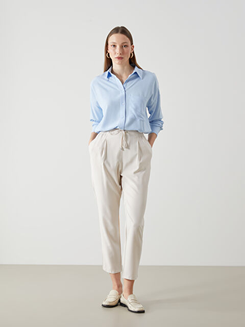 LCW Vision Beli Lastikli Kadın Pantolon - S5KB76Z8-VJ8