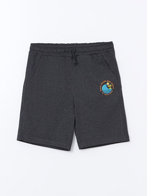 LCW ECO Beli Lastikli Erkek Çocuk Şort - S5KC07Z4-D3A