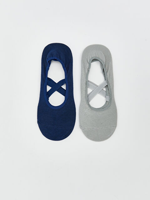 LCW DREAM Kadın Düz Yoga ve Pilates Çorabı 2'li - S5KC34Z8-G5A