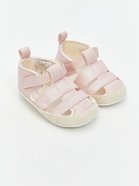 LCW STEPS Cırt Cırtlı Kız Bebek İlk Adım Ayakkabısı - S5KC58Z1-DMQ