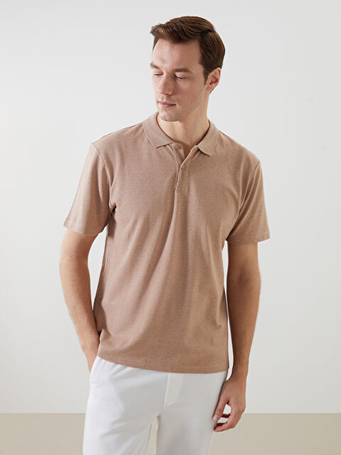 LCW ECO Polo Yaka Kısa Kollu Erkek Tişört - S5KD01Z8-CR8