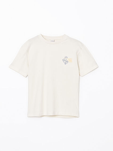 LCW Kids Bisiklet Yaka Erkek Çocuk Tişört - S5KD20Z4-FWM