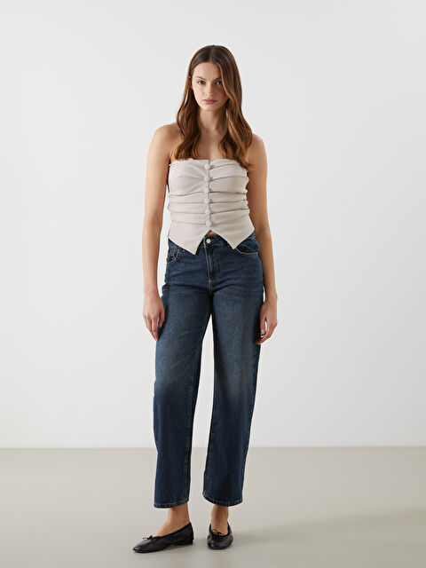 LCW Jeans Wideleg Kadın Jean Pantolon - S5KD60Z8-JVU