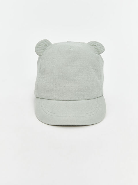 LCW baby Kulak Detaylı Erkek Bebek Kep Şapka - S5KE30Z1-FLL