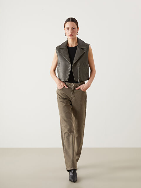 LCW Jeans Straight Fit Kadın Jean Pantolon - S5KE36Z8-GQJ