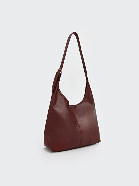 LCW ACCESSORIES Deri Görünümlü Kadın Kol Çantası - S5KF04Z8-HPB