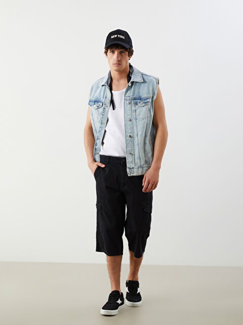 LCW Jeans Standart Kalıp Erkek Jean Şort - S5KF10Z8-326