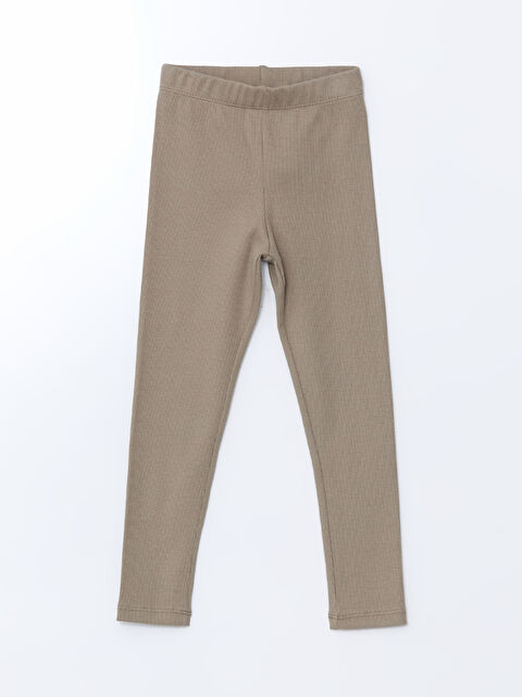 LCW ECO Beli Lastikli Kız Çocuk Tayt - S5KF12Z4-GE8