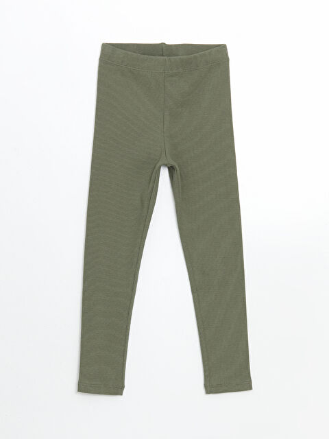 LCW ECO Beli Lastikli Kız Çocuk Tayt - S5KF12Z4-GYA