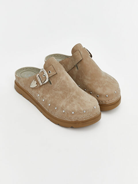 LCW STEPS Süet Görünümlü Kadın Ev Terliği - S5KG16Z8-FJC