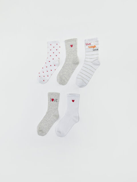 LCW DREAM Desenli Kadın Soket Çorap 5'li - S5KH14Z8-FDU