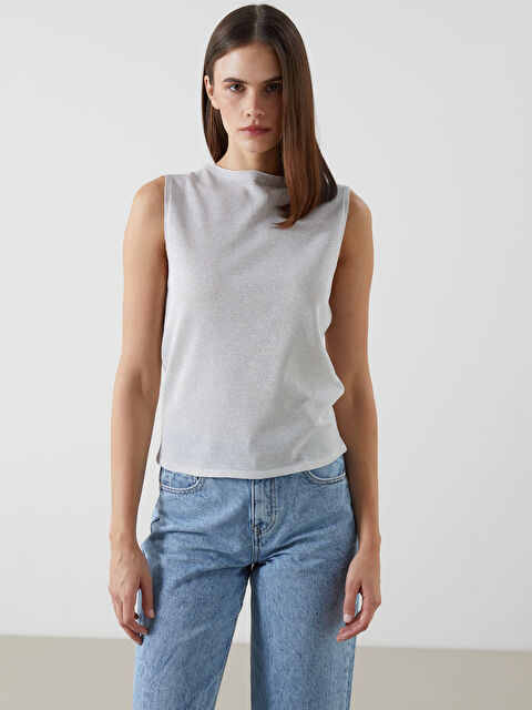 LCW Vision Bisiklet Yaka Kadın Triko Süveter - S5KI66Z8-R9J