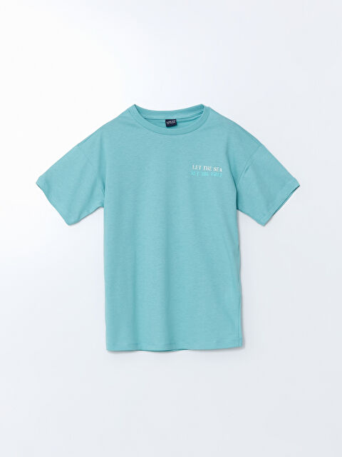 LCW Kids Bisiklet Yaka Erkek Çocuk Tişört - S5KK30Z4-FKE