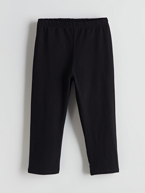 LCW Kids Beli Lastikli 3/4 Boy Kız Çocuk Tayt - S5KK51Z4-CVL