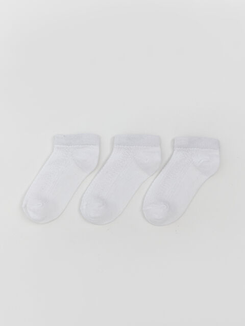 LCW baby Basic Baby Girls' Trainer Socks 3-pack - S5KL69Z1-FDU