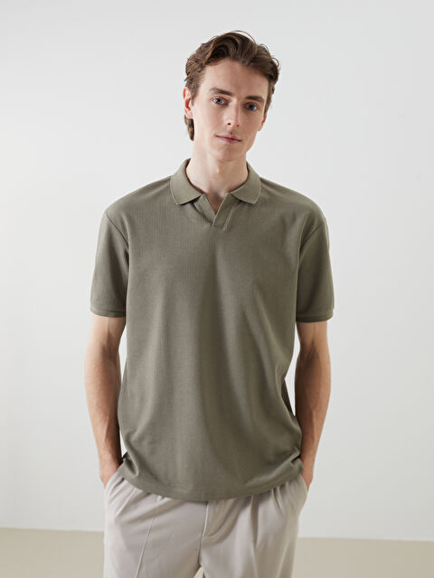 LCW Vision Polo Yaka Kısa Kollu Erkek Tişört - S5KM30Z8-PX2