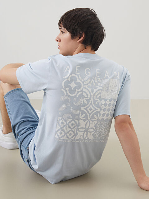 XSIDE T-shirt BLEU Homme - S5KM87Z8-ZA5