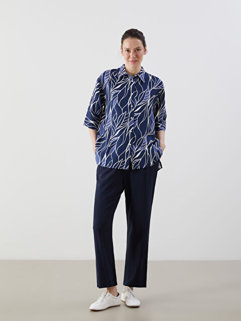 LCW Comfort Beli Lastikli Kadın Pantolon - S5KN52Z8-HEL